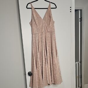 Dress the Population Rose Gold Dress